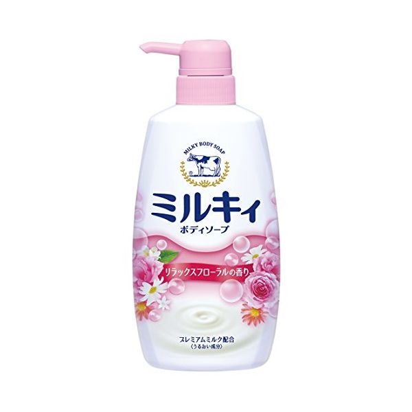 TESOLIFE特搜商城COW Milk SOAP Bodysoap Relax Floral Fragrance
