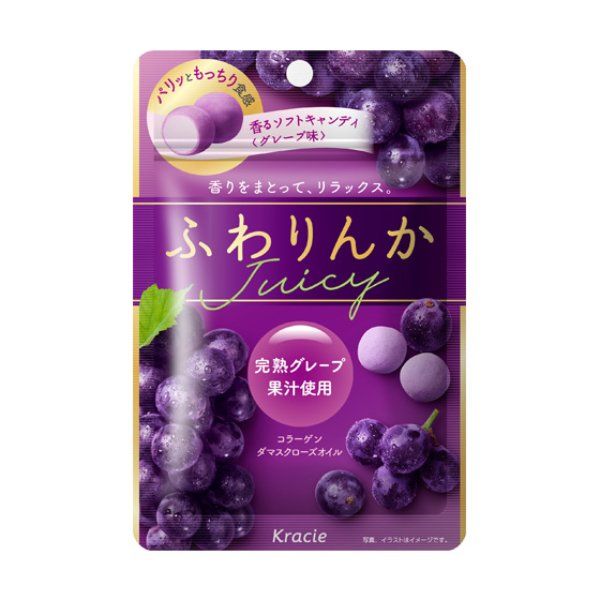 TESOLIFE特搜商城 KRACIE FUWARINKA JUICY GRAPE