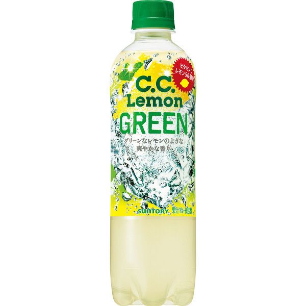 TESOLIFE特搜商城 SUNTORY C.C. LEMON GREEN 500ML