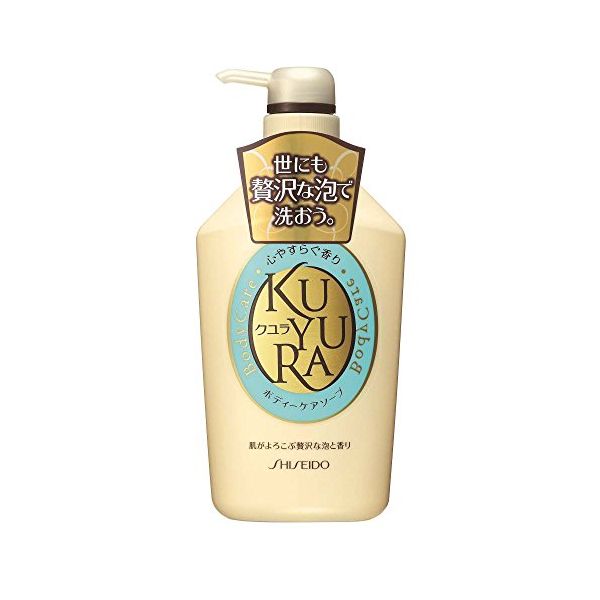 TESOLIFE特搜商城SHISEIDO KUYURA Body Care Soap Relaxing Herbal 550ml