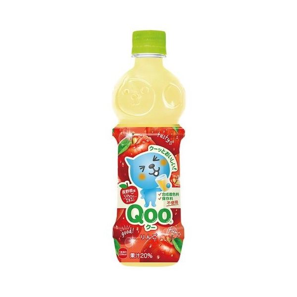 TESOLIFE特搜商城 COCA COLA SOFT DRINK QOO APPLE 470ML