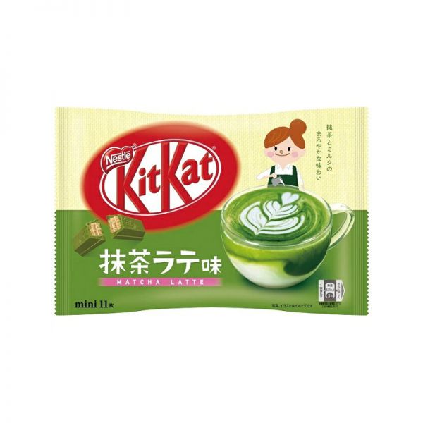TESOLIFE特搜商城 NESTLE KITKAT MINI MATCHA LATTE FLAVOR