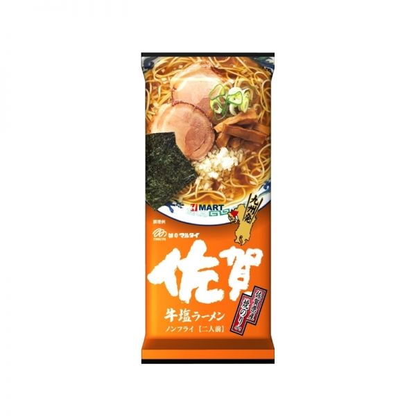 日本MARUTAI 佐贺盐烧紫菜牛骨拉面2人份185g - TESOLIFE特搜商城