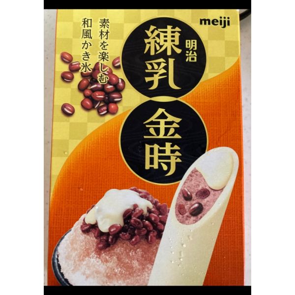 TESOLIFE特搜商城 MEIJI CONDENSED MILK RED BEAN ICE BAR