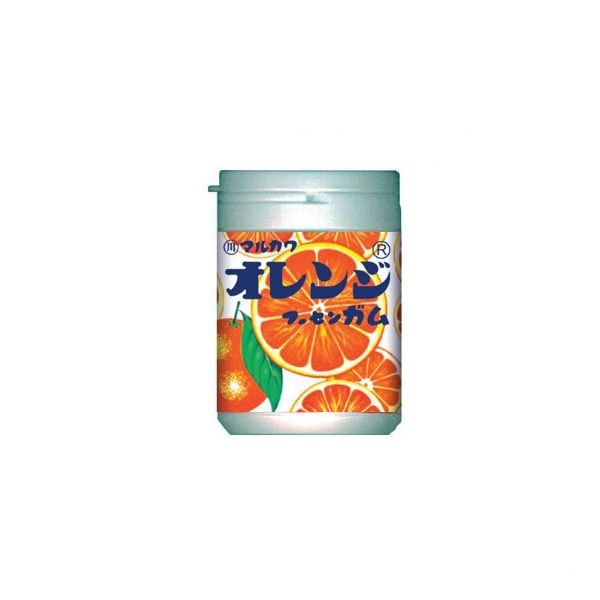 TESOLIFE特搜商城 MARUKAWA ORANGE MARBLE GUM BOTTLE 130G
