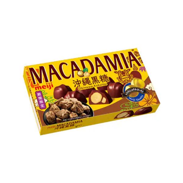 TESOLIFE特搜商城 MEIJI MACADAMIA CHOCOLATE OKINAWA BROWN SUGAR