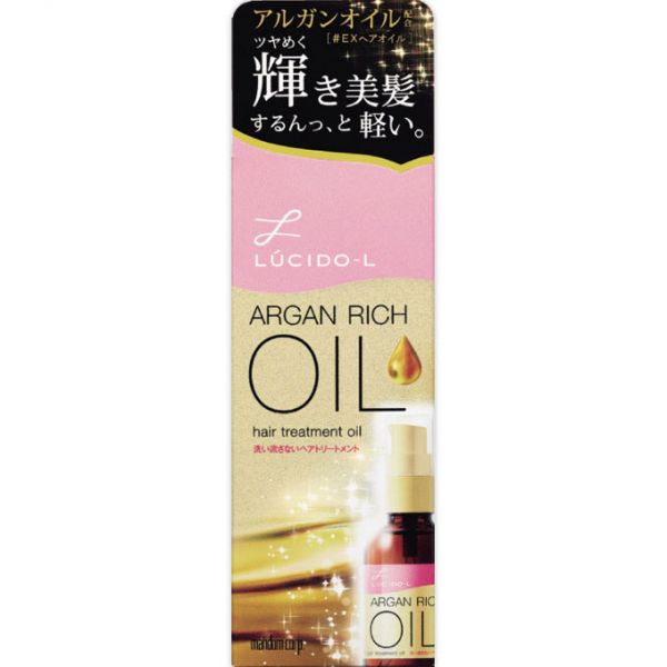 TESOLIFE特搜商城MANDOM LUCIDO-L Argan Rich Oil Hair Treatment Oil 60ml