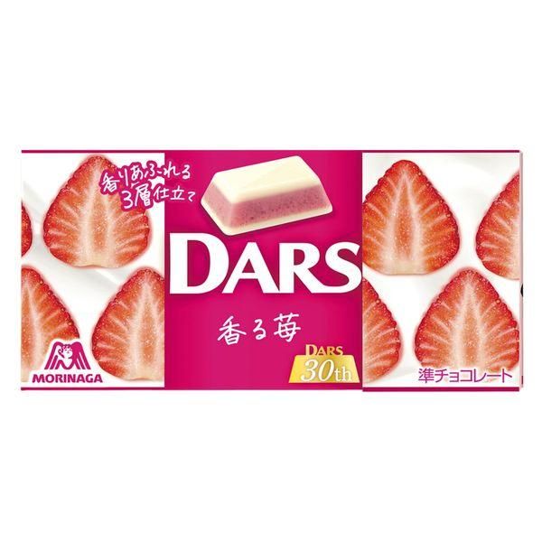 TESOLIFE特搜商城 MORINAGA DARS WHITE CHOCOLATE STRAWBERRY