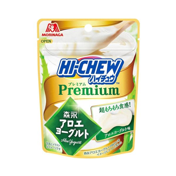 TESOLIFE特搜商城 MORINAGA HI-CHEW PREMIUM CHEWY ALOE YOGURT