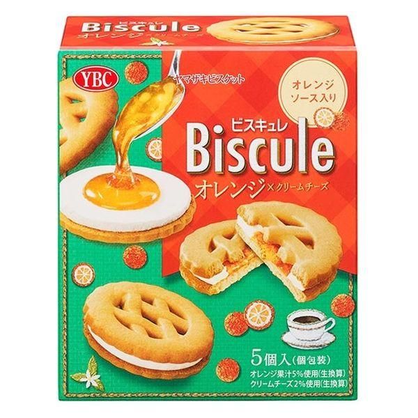 TESOLIFE特搜商城 YBC BISCULE BISCUIT ORANGEXCREAM CHEESE 85G