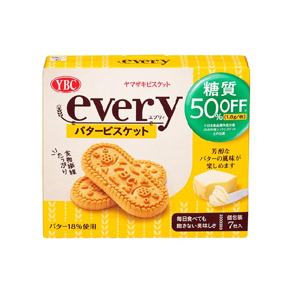 日本YBC山崎减糖黄油饼干7枚- TESOLIFE特搜商城