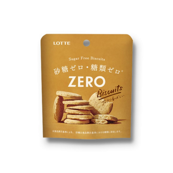 TESOLIFE特搜商城 LOTTE SUGAR FREE BISCUITS ZERO 26G