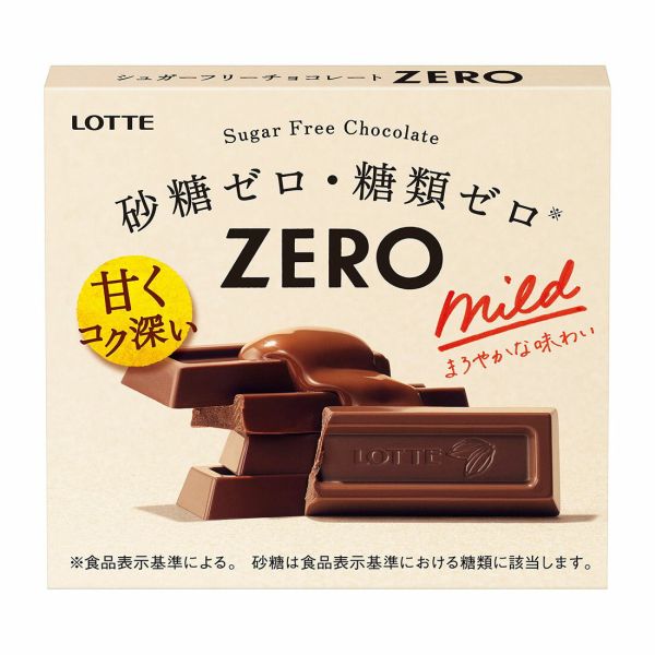 TESOLIFE特搜商城 LOTTE ZERO SUGAR FREE CHOCOLATE MILD