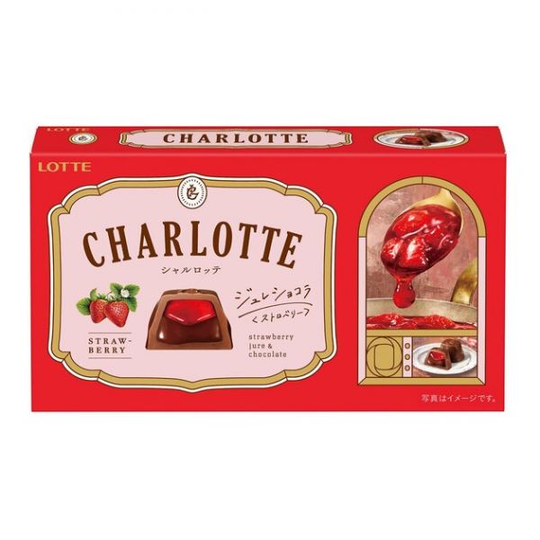 TESOLIFE特搜商城 LOTTE CHARLOTTE NAMA STRAWBERRY CHOCOLAT 9P