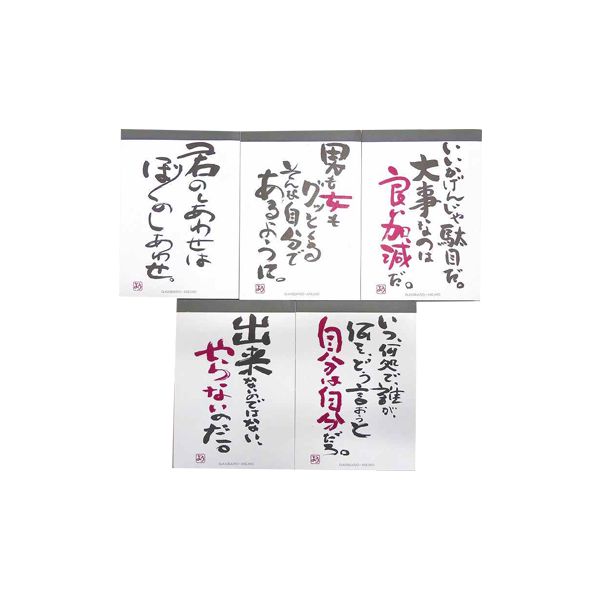 日本协和纸工名言封面GANBAROU笔记本140页A6 - TESOLIFE特搜商城