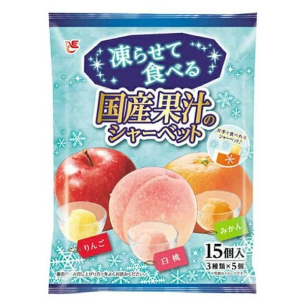 日本ACEBEKARY 国产果汁果子露果冻15个*20G - TESOLIFE特搜商城