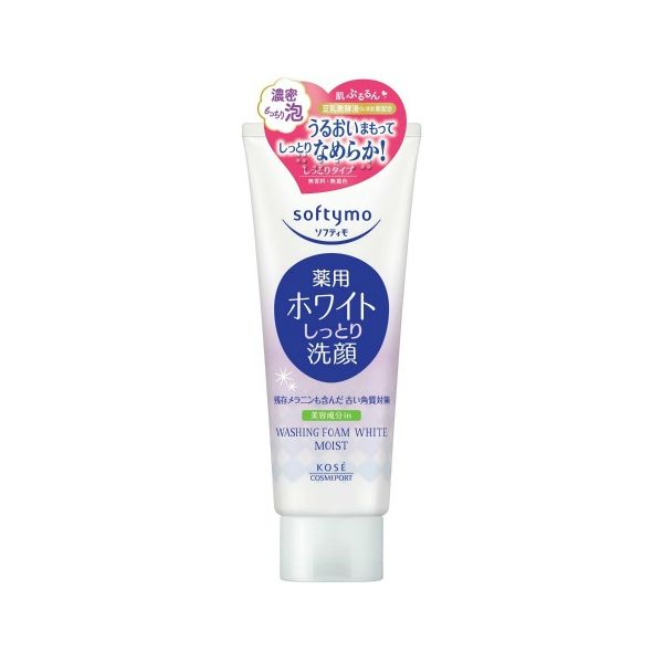 KOSE SOFTYMO FACE FOAM WHITE MOIST T-212 - TESOLIFE特搜商城