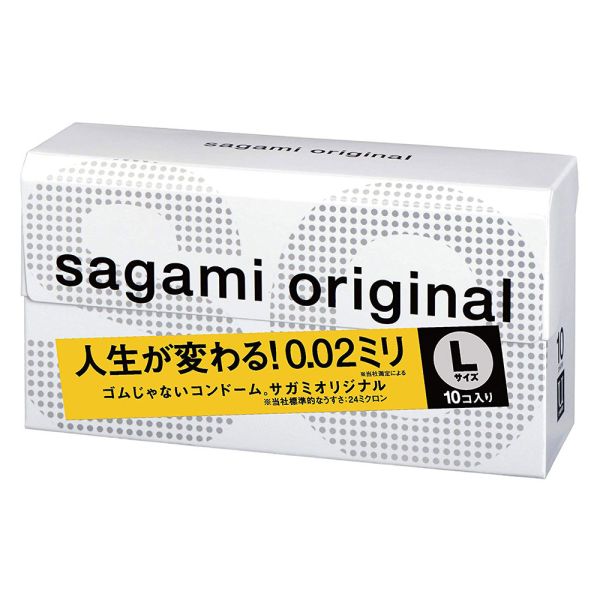 SAGAMI ORIGINAL 002 CONDOM L 10P W-326 - TESOLIFE特搜商城