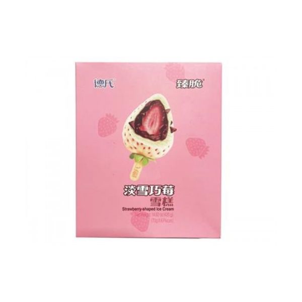 TESOLIFE特搜商城 DESHI STRAWBERRY SHAPED ICE CREAM 3P