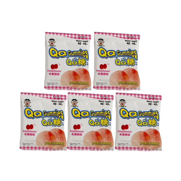 TESOLIFE特搜商城 QQ GUMMY PEACH 5P