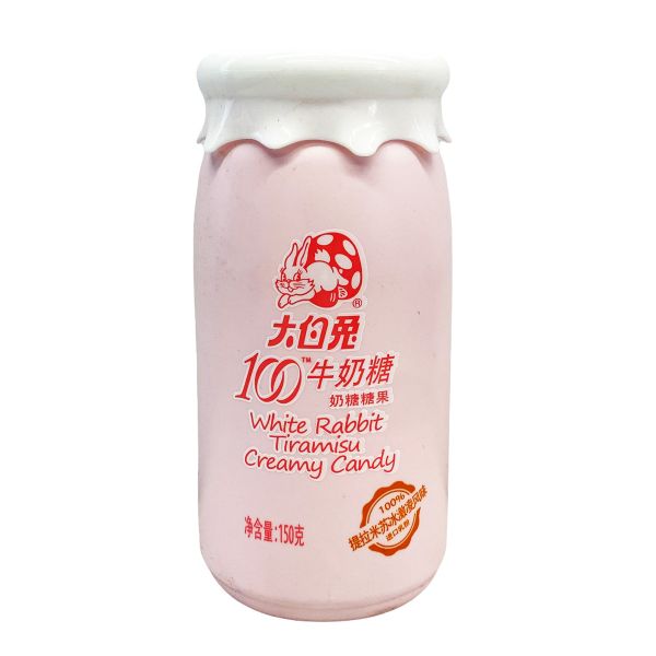 TESOLIFE特搜商城 WHITE RABBIT TIN ICE CREAM CANDY TIRAMISU 150G