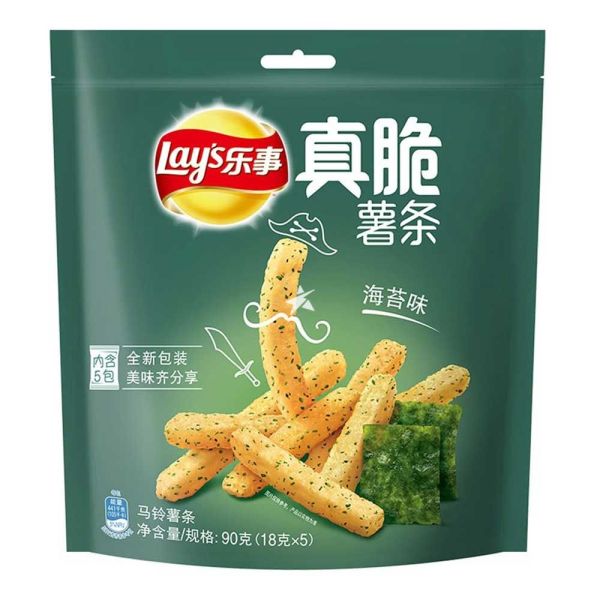 TESOLIFE特搜商城 LAYS FRIES SEAWEED