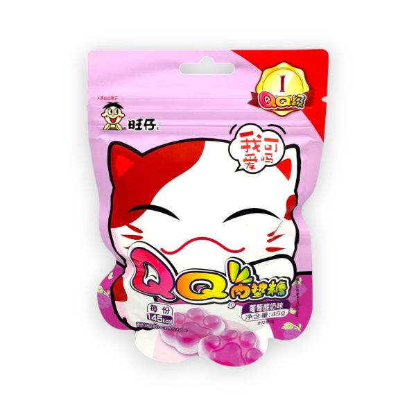 TESOLIFE特搜商城 WW QQ GUMMY CANDY GRAPE YOGURT