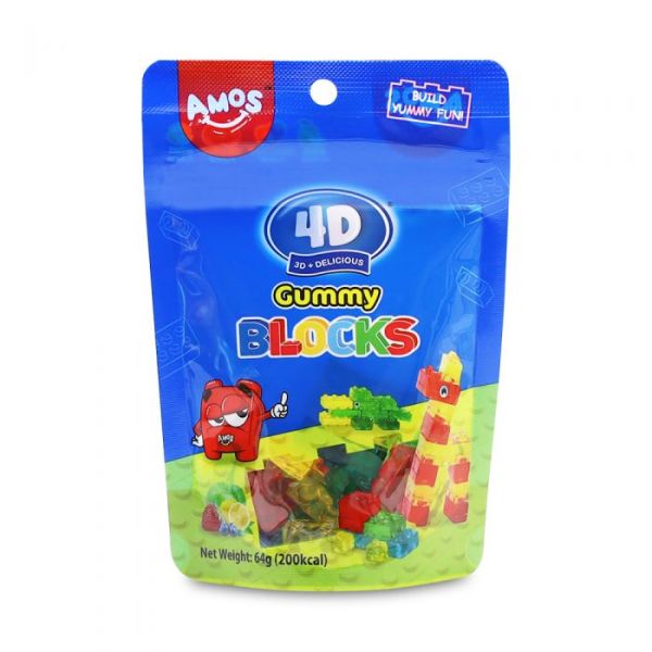 TESOLIFE特搜商城 AMOS 4D GUMMY BLOCKS
