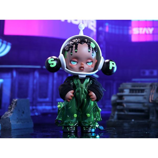 TESOLIFE特搜商城 POPMART SKULLPANDA OOTD GREEN FIELD