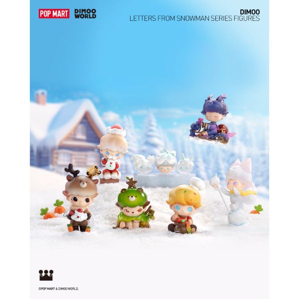 DIMOO LETTERS FROM SNOWMAN SERIES - TESOLIFE特搜商城