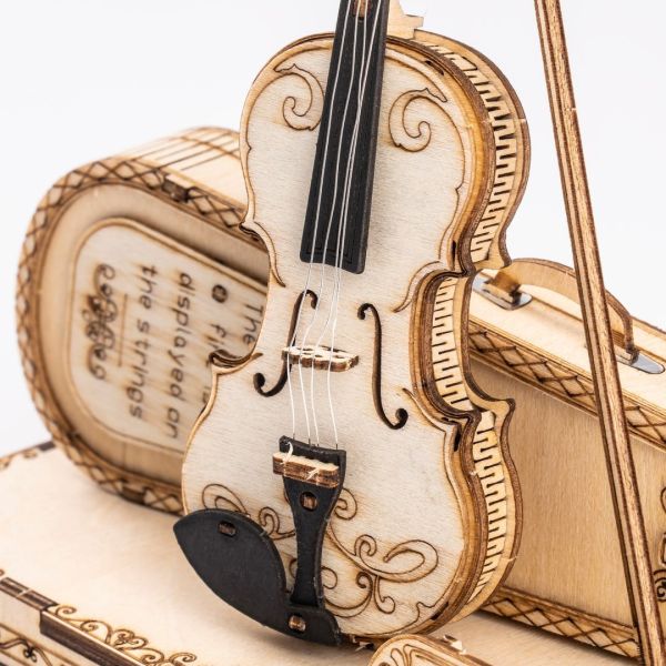 TESOLIFE特搜商城 ROBOTIME VIOLIN CAPRICCIO WOODEN PUZZLE