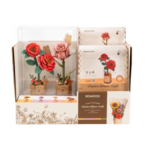 TESOLIFE特搜商城 ROBOTIME PINK ROSE