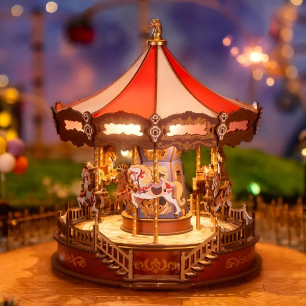 TESOLIFE特搜商城 ROBOTIME CLASSIC CAROUSEL