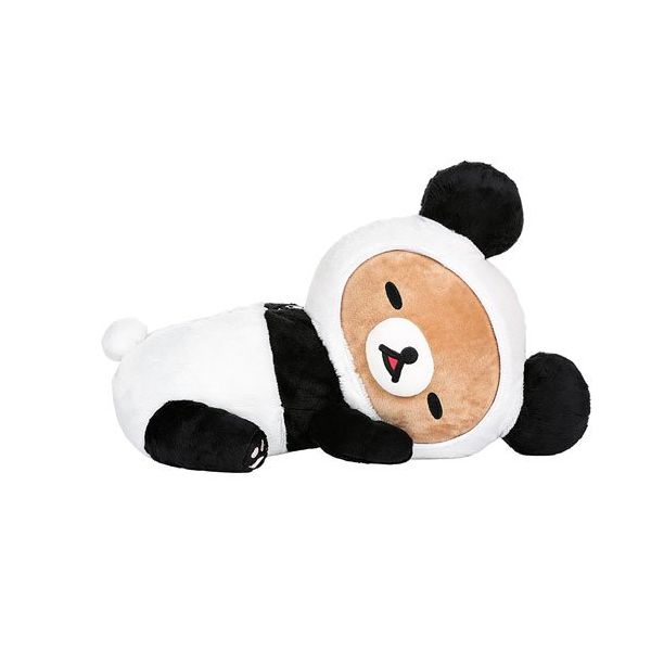 TESOLIFE特搜商城 RILAKKUMA Korilakkuma Panda Sleeping Plush 15 in