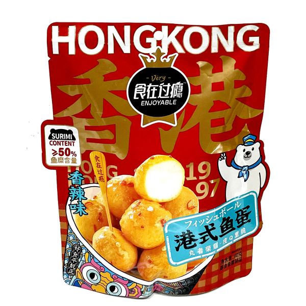 Etreinte angeline吃一碗鱼丸 食在过瘾辣味港式鱼丸90G - TESOLIFE特搜商城