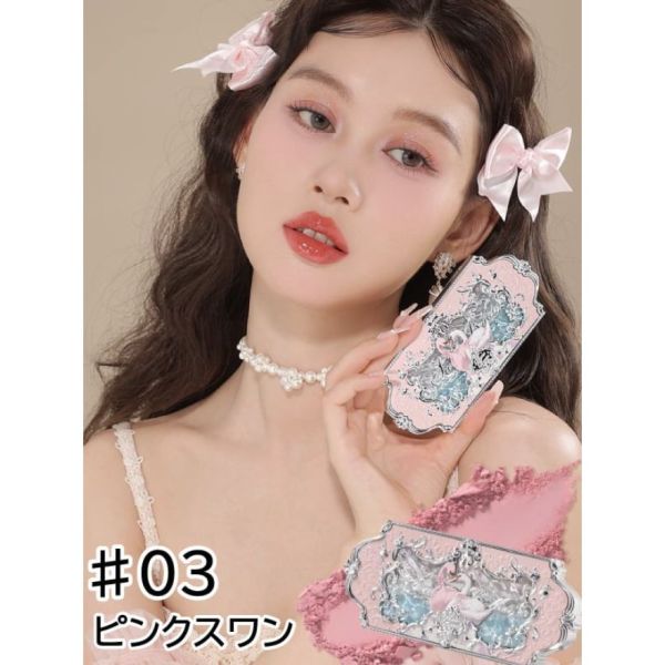 TESOLIFE特搜商城 FLOWER KNOWS SWAN BALLET SIX-COLOR EYESHADOW