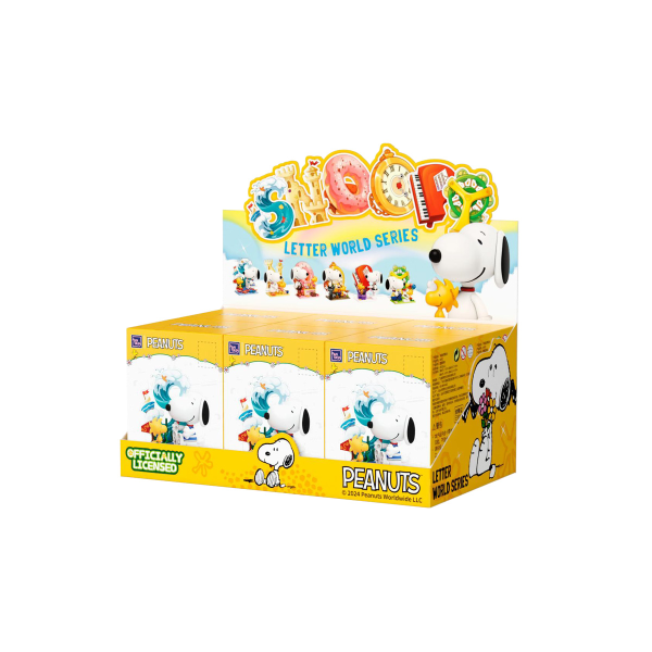 TESOLIFE特搜商城 PANTASY SNOOPY LETTER WORLD SERIES BLIND BOX