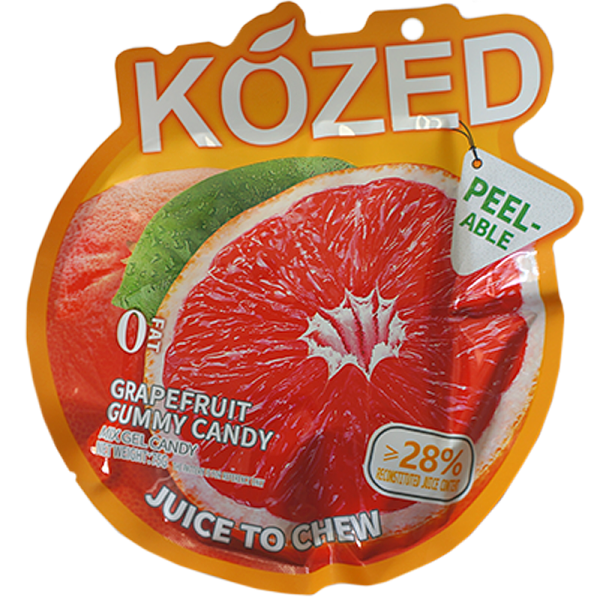 TESOLIFE特搜商城 KOZED PEELABLE GUMMY CANDY GRAPEFRUIT