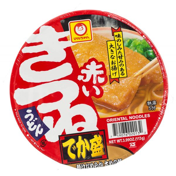 TESOLIFE特搜商城 MARUCHAN UNDO CUP AKAI KITSUNE DEKAMORI
