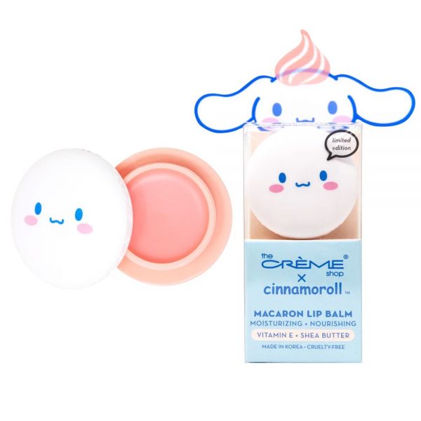 TESOLIFE特搜商城 TCS CINNAMOROLL MACARON LIP BALM PEACH M