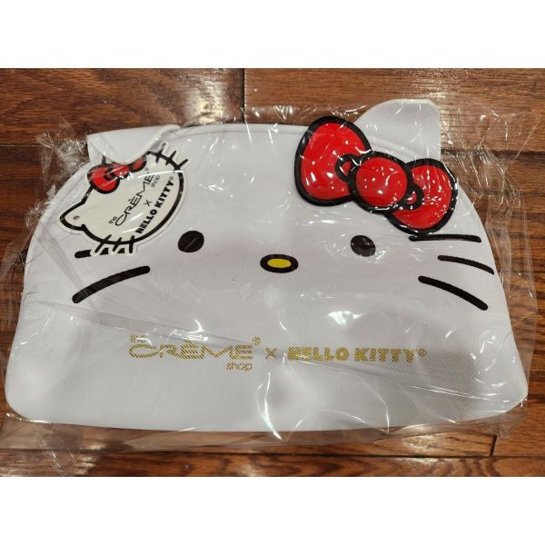 TESOLIFE特搜商城 TCS SANRIO HELLO KITTY DOME MAKE UP BAG