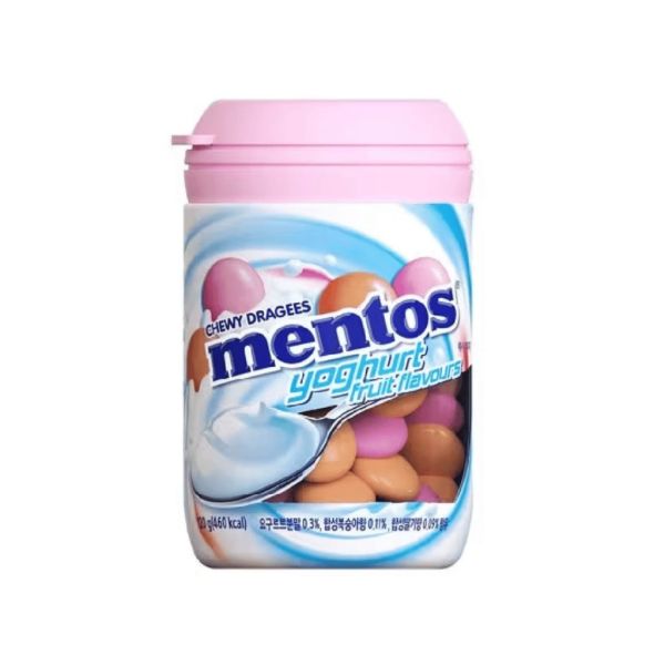 TESOLIFE特搜商城 MENTOS CHEWY DRAGEES YOGURT FRUIT