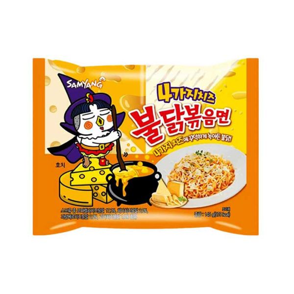 TESOLIFE特搜商城 SY ARTIFICIAL SPICY CHICKEN RAMEN QUATTRO CHEESE 1P