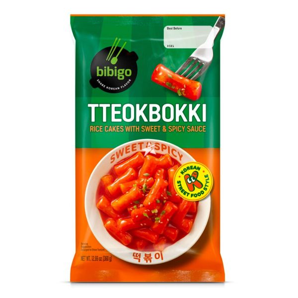 TESOLIFE特搜商城 CJ BIBIGO TTEOKBOKKI POUCH SWEET SPICY