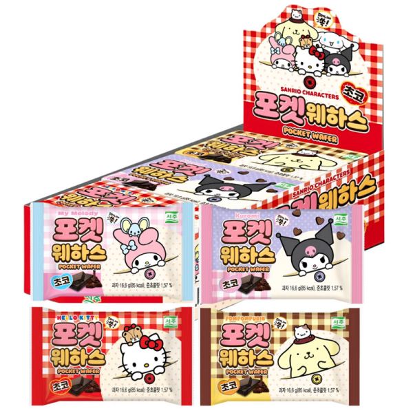 TESOLIFE特搜商城SEOJU SANRIO CHARACTERS POCKET WAFERS CHOCO