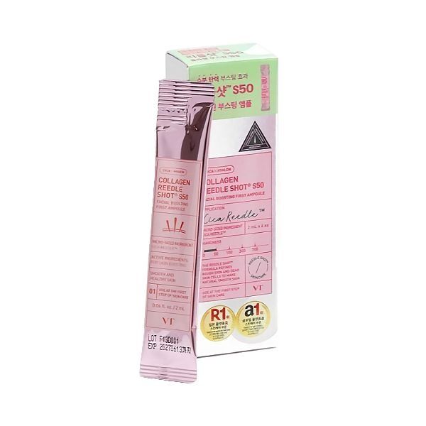 TESOLIFE特搜商城 VT COLLAGEN REEDLE SHOT S50 FACIAL BOOSTING FIRST
