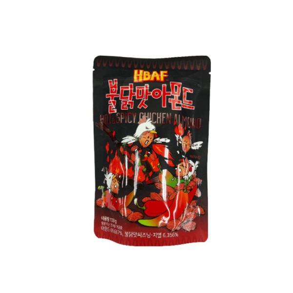 TESOLIFE特搜商城 HBAF ALMOND HOT AND SPICY CHICKEN FLAVOR