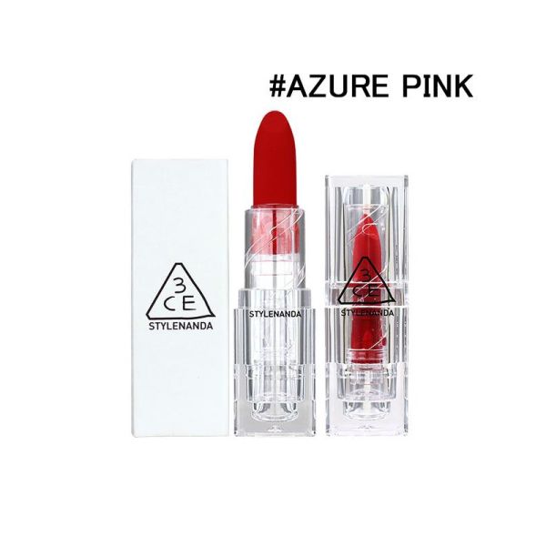 TESOLIFE特搜商城 3CE MATTE LIPSTICK AZURE PINK