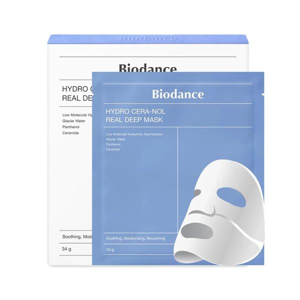 TESOLIFE特搜商城 BIODANCE HYDRO CERA-NOL REAL DEEP MASK 4P