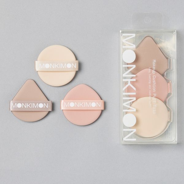MONKIMON MAKEUP CUSHION PUFF TRIO MM-0010 - TESOLIFE特搜商城